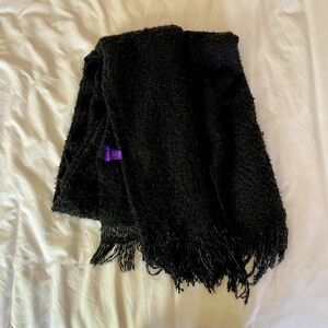 Madden Girl Black Silver Blanket Scarf Wrap